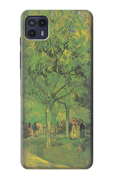 S3748 Van Gogh A Lane in a Public Garden Case Cover Custodia per Motorola Moto G50 5G [for G50 5G only. NOT for G50]