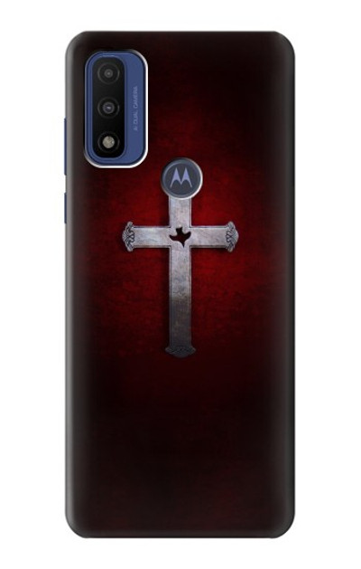 S3160 Christian Cross Case Cover Custodia per Motorola G Pure