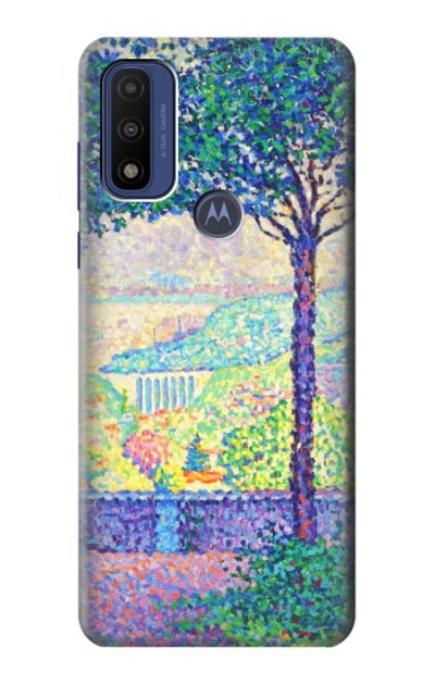 S3349 Paul Signac Terrace of Meudon Case Cover Custodia per Motorola G Pure