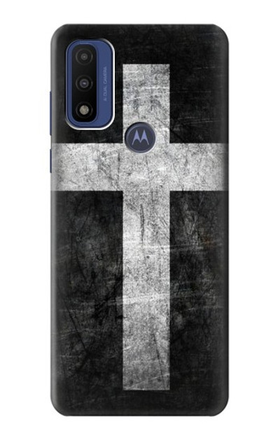 S3491 Christian Cross Case Cover Custodia per Motorola G Pure