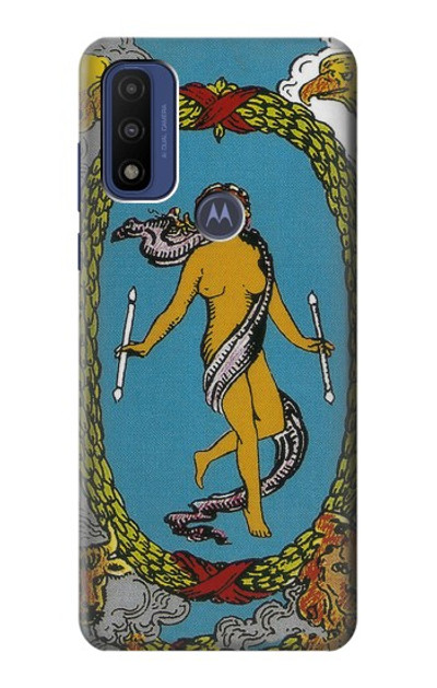 S3746 Tarot Card The World Case Cover Custodia per Motorola G Pure