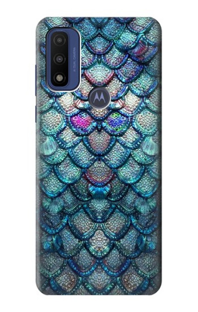 S3809 Mermaid Fish Scale Case Cover Custodia per Motorola G Pure