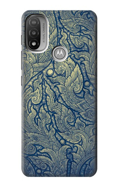 S0568 Thai Art Case Cover Custodia per Motorola Moto E20,E30,E40
