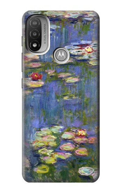 S0997 Claude Monet Water Lilies Case Cover Custodia per Motorola Moto E20,E30,E40