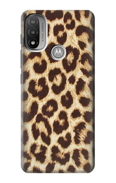 S2204 Leopard Pattern Graphic Printed Case Cover Custodia per Motorola Moto E20,E30,E40