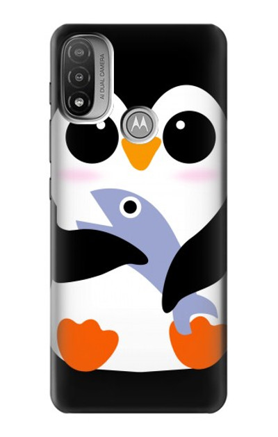 S2631 Cute Baby Penguin Case Cover Custodia per Motorola Moto E20,E30,E40
