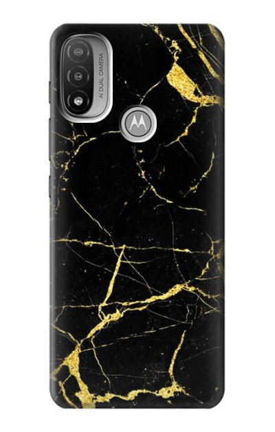 S2896 Gold Marble Graphic Printed Case Cover Custodia per Motorola Moto E20,E30,E40
