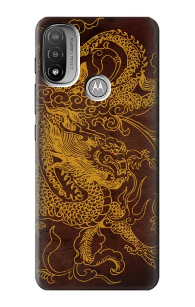 S2911 Chinese Dragon Case Cover Custodia per Motorola Moto E20,E30,E40