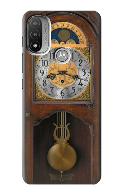 S3173 Grandfather Clock Antique Wall Clock Case Cover Custodia per Motorola Moto E20,E30,E40