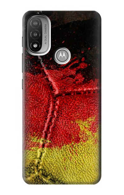 S3303 Germany Flag Vintage Football Graphic Case Cover Custodia per Motorola Moto E20,E30,E40