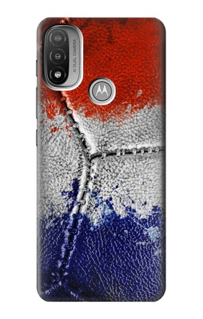 S3304 France Flag Vintage Football Graphic Case Cover Custodia per Motorola Moto E20,E30,E40