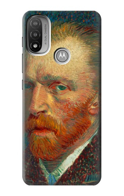 S3335 Vincent Van Gogh Self Portrait Case Cover Custodia per Motorola Moto E20,E30,E40