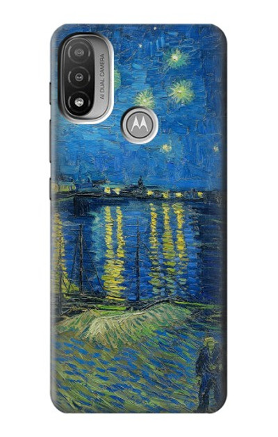 S3336 Van Gogh Starry Night Over the Rhone Case Cover Custodia per Motorola Moto E20,E30,E40