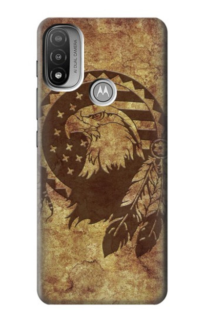 S3378 Native American Case Cover Custodia per Motorola Moto E20,E30,E40