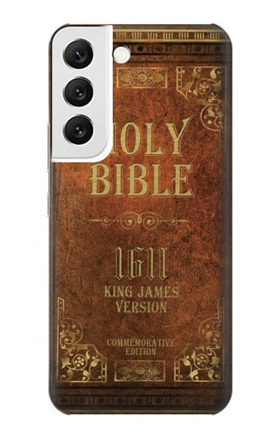 S2890 Holy Bible 1611 King James Version Case Cover Custodia per Samsung Galaxy S22