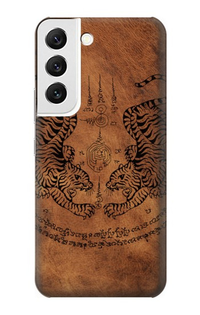 S3209 Sak Yant Twin Tiger Case Cover Custodia per Samsung Galaxy S22