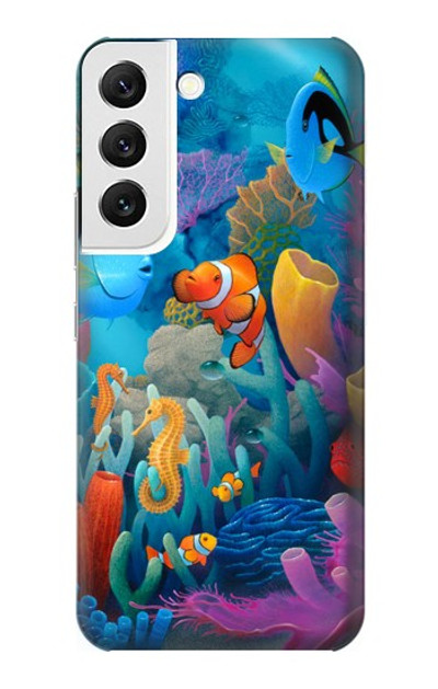 S3227 Underwater World Cartoon Case Cover Custodia per Samsung Galaxy S22