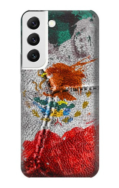 S3314 Mexico Flag Vinatage Football Graphic Case Cover Custodia per Samsung Galaxy S22