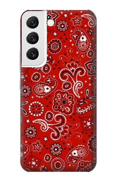S3354 Red Classic Bandana Case Cover Custodia per Samsung Galaxy S22