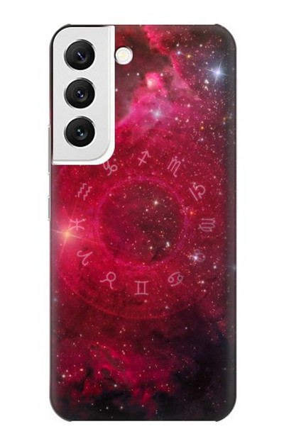 S3368 Zodiac Red Galaxy Case Cover Custodia per Samsung Galaxy S22
