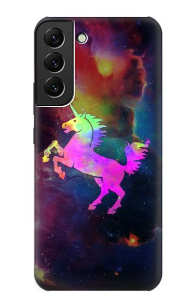 S2486 Rainbow Unicorn Nebula Space Case Cover Custodia per Samsung Galaxy S22 Plus