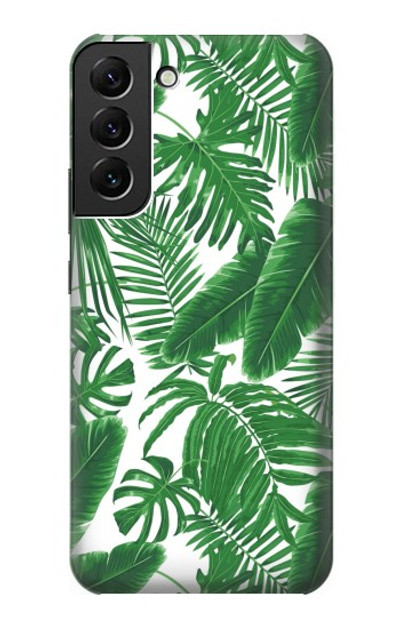 S3457 Paper Palm Monstera Case Cover Custodia per Samsung Galaxy S22 Plus