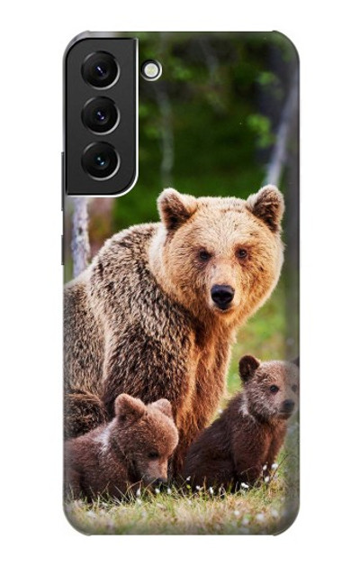 S3558 Bear Family Case Cover Custodia per Samsung Galaxy S22 Plus