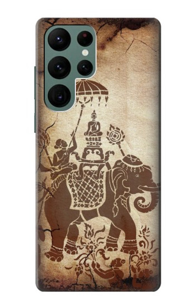 S2102 Thai Art Buddha on Elephant Case Cover Custodia per Samsung Galaxy S22 Ultra