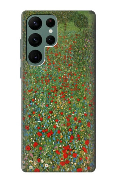 S2872 Gustav Klimt Poppy Field Case Cover Custodia per Samsung Galaxy S22 Ultra