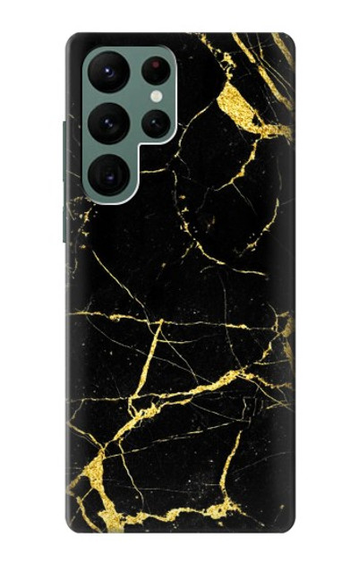 S2896 Gold Marble Graphic Printed Case Cover Custodia per Samsung Galaxy S22 Ultra