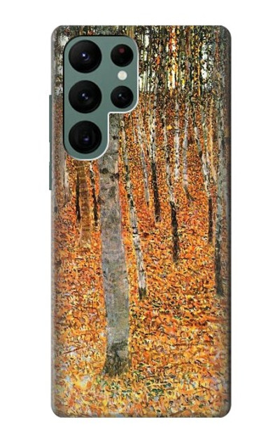 S3380 Gustav Klimt Birch Forest Case Cover Custodia per Samsung Galaxy S22 Ultra