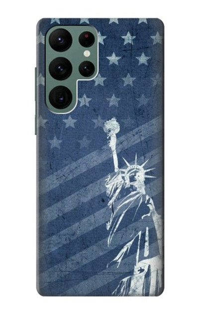 S3450 US Flag Liberty Statue Case Cover Custodia per Samsung Galaxy S22 Ultra