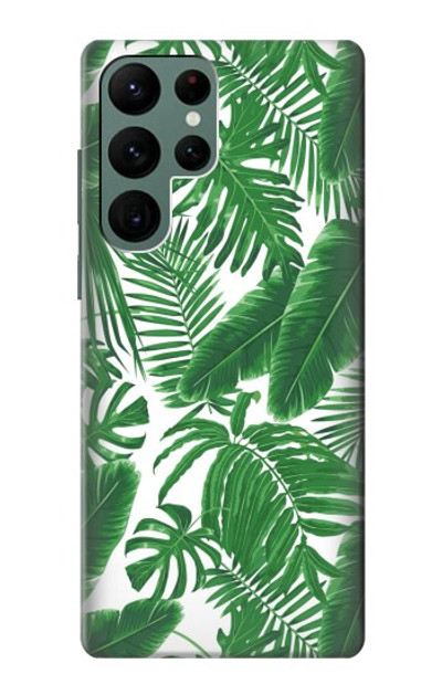 S3457 Paper Palm Monstera Case Cover Custodia per Samsung Galaxy S22 Ultra