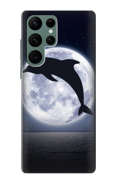 S3510 Dolphin Moon Night Case Cover Custodia per Samsung Galaxy S22 Ultra
