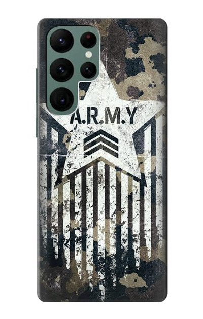 S3666 Army Camo Camouflage Case Cover Custodia per Samsung Galaxy S22 Ultra