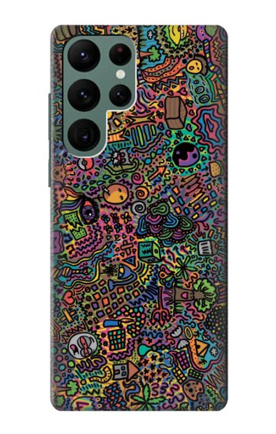 S3815 Psychedelic Art Case Cover Custodia per Samsung Galaxy S22 Ultra