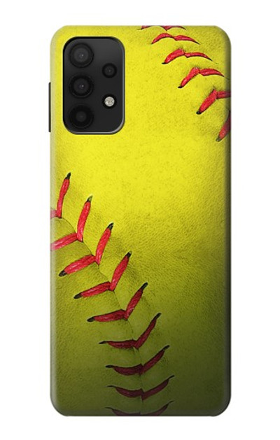 S3031 Yellow Softball Ball Case Cover Custodia per Samsung Galaxy M32 5G