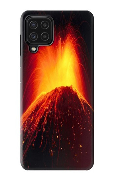 S0745 Volcano Lava Case Cover Custodia per Samsung Galaxy M22