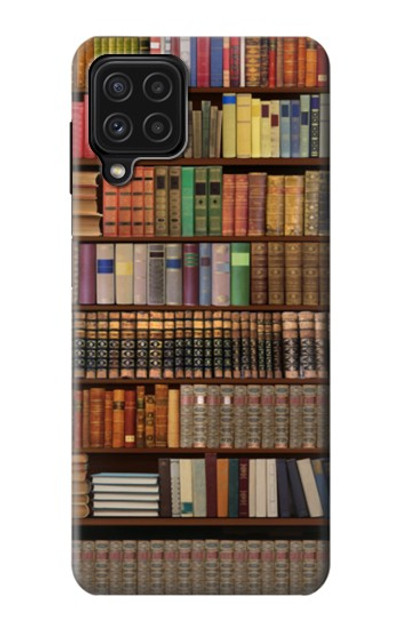 S3154 Bookshelf Case Cover Custodia per Samsung Galaxy M22