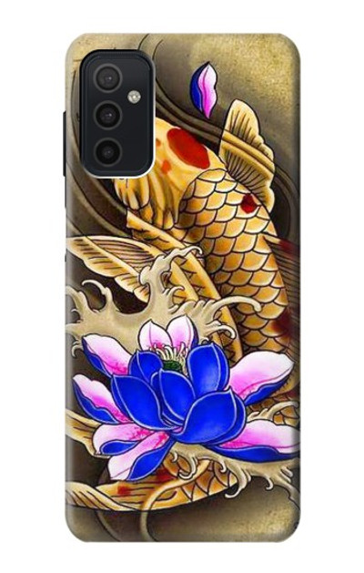 S1604 Carp Koi Fish Japanese Tattoo Case Cover Custodia per Samsung Galaxy M52 5G