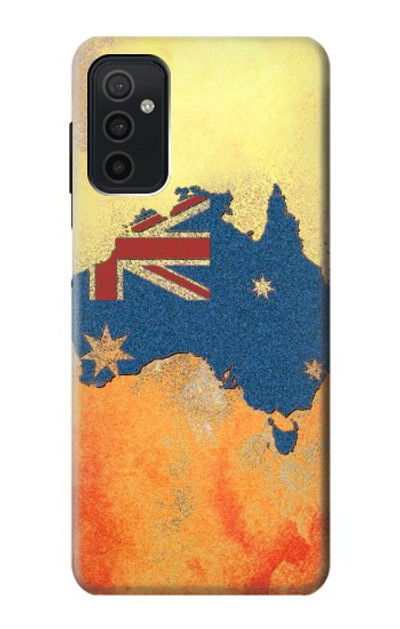 S2494 Australia Flag Map Rock Texture Case Cover Custodia per Samsung Galaxy M52 5G