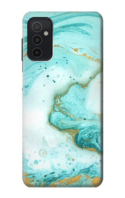 S3399 Green Marble Graphic Print Case Cover Custodia per Samsung Galaxy M52 5G