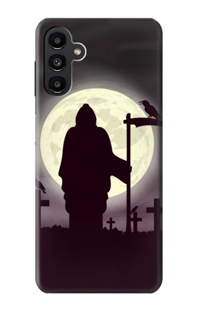 S3262 Grim Reaper Night Moon Cemetery Case Cover Custodia per Samsung Galaxy A13 5G