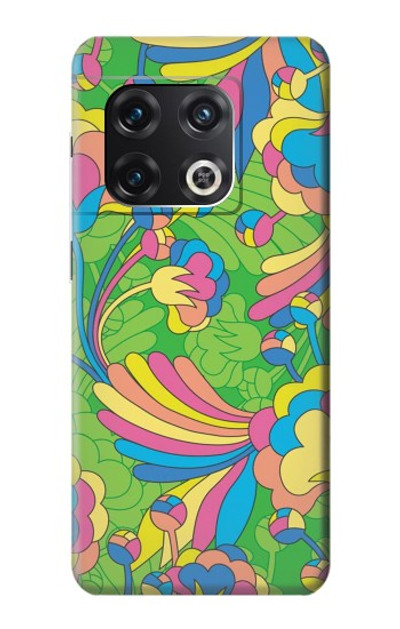 S3273 Flower Line Art Pattern Case Cover Custodia per OnePlus 10 Pro