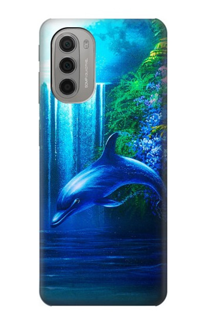 S0385 Dolphin Case Cover Custodia per Motorola Moto G51 5G