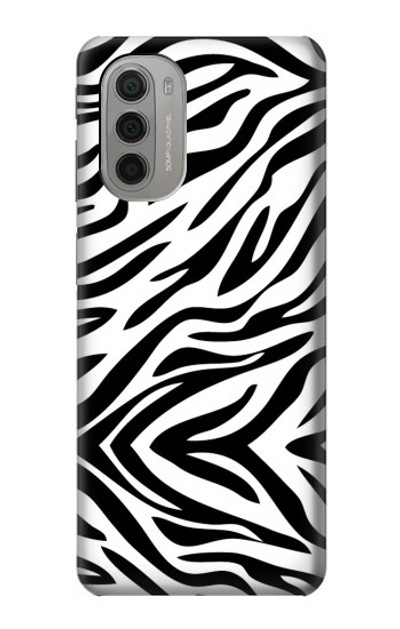 S3056 Zebra Skin Texture Graphic Printed Case Cover Custodia per Motorola Moto G51 5G