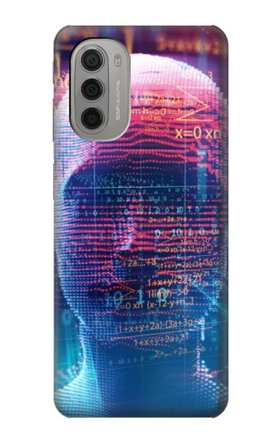 S3800 Digital Human Face Case Cover Custodia per Motorola Moto G51 5G