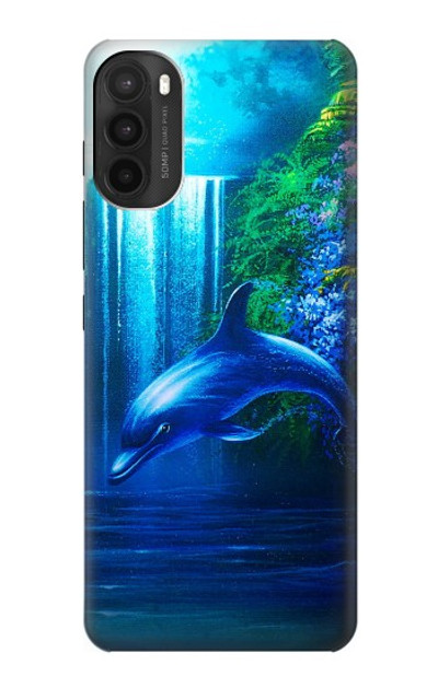 S0385 Dolphin Case Cover Custodia per Motorola Moto G71 5G