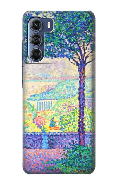 S3349 Paul Signac Terrace of Meudon Case Cover Custodia per Motorola Edge S30