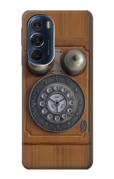 S3146 Antique Wall Retro Dial Phone Case Cover Custodia per Motorola Edge X30